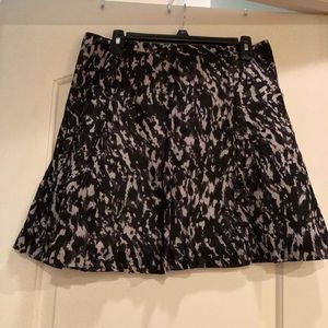 Black and gray LOFT skirt